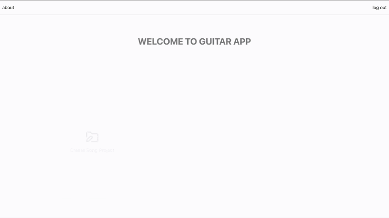 Guitar App animated preview