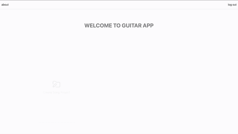 Guitar App preview